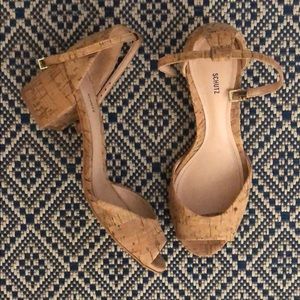 SCHUTZ women’s Roama Ankle Strap Sandals